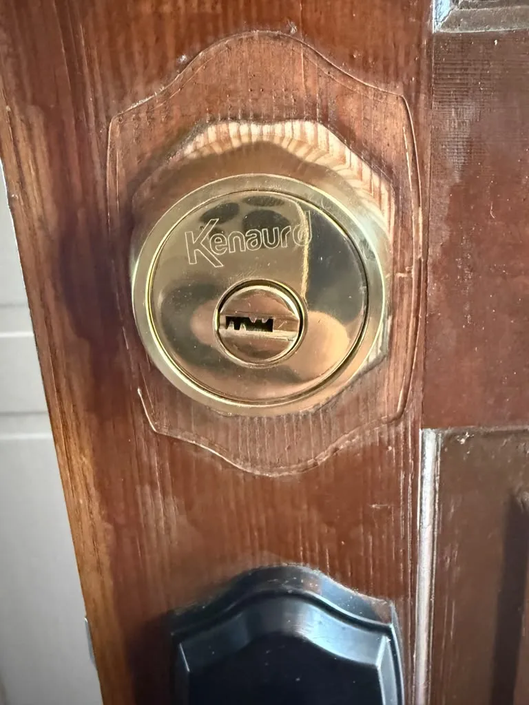 High-security deadbolts on a house — Gainesville, GA